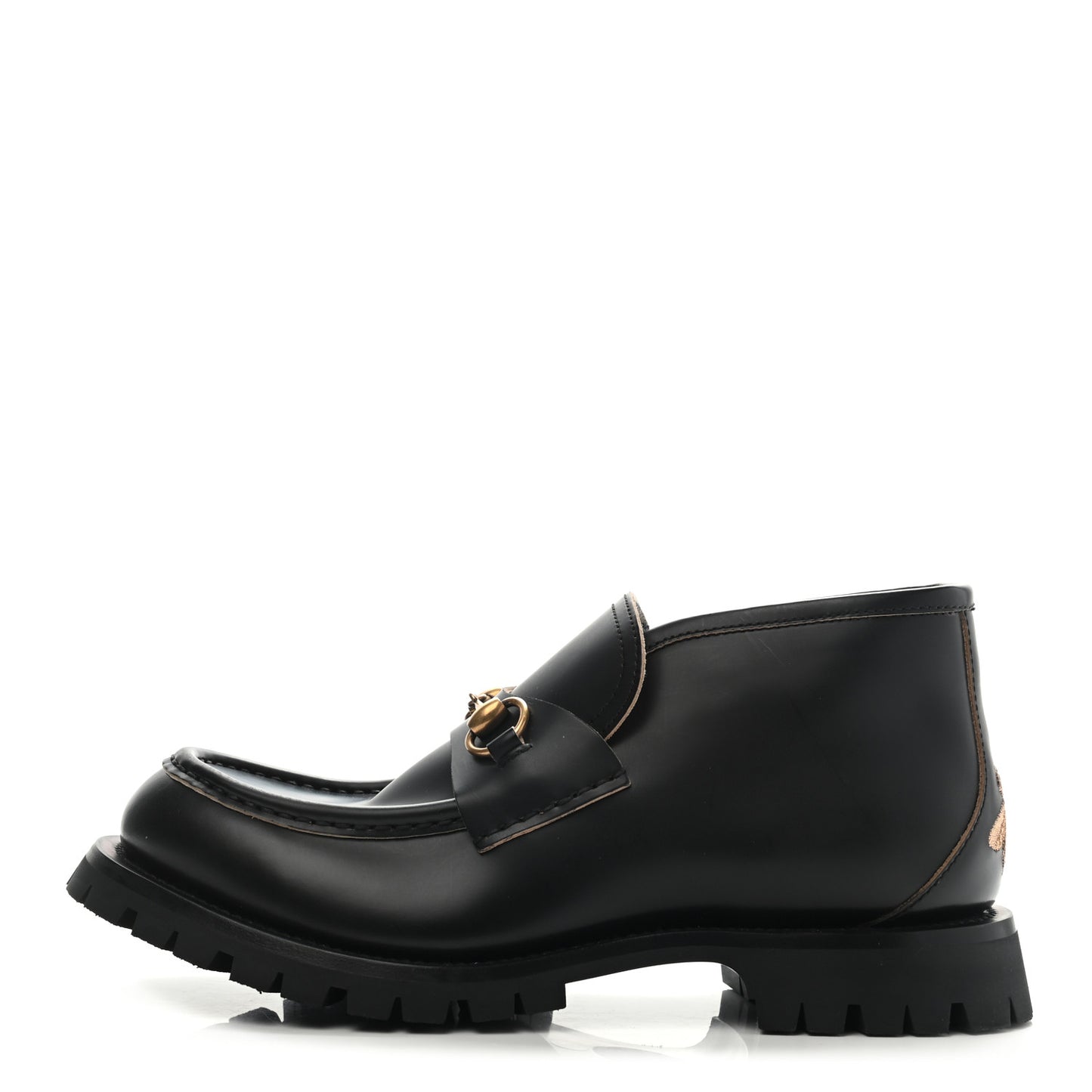 Cordovan Lux Mens Harald Horsebit Ankle Boots 8.5 Black