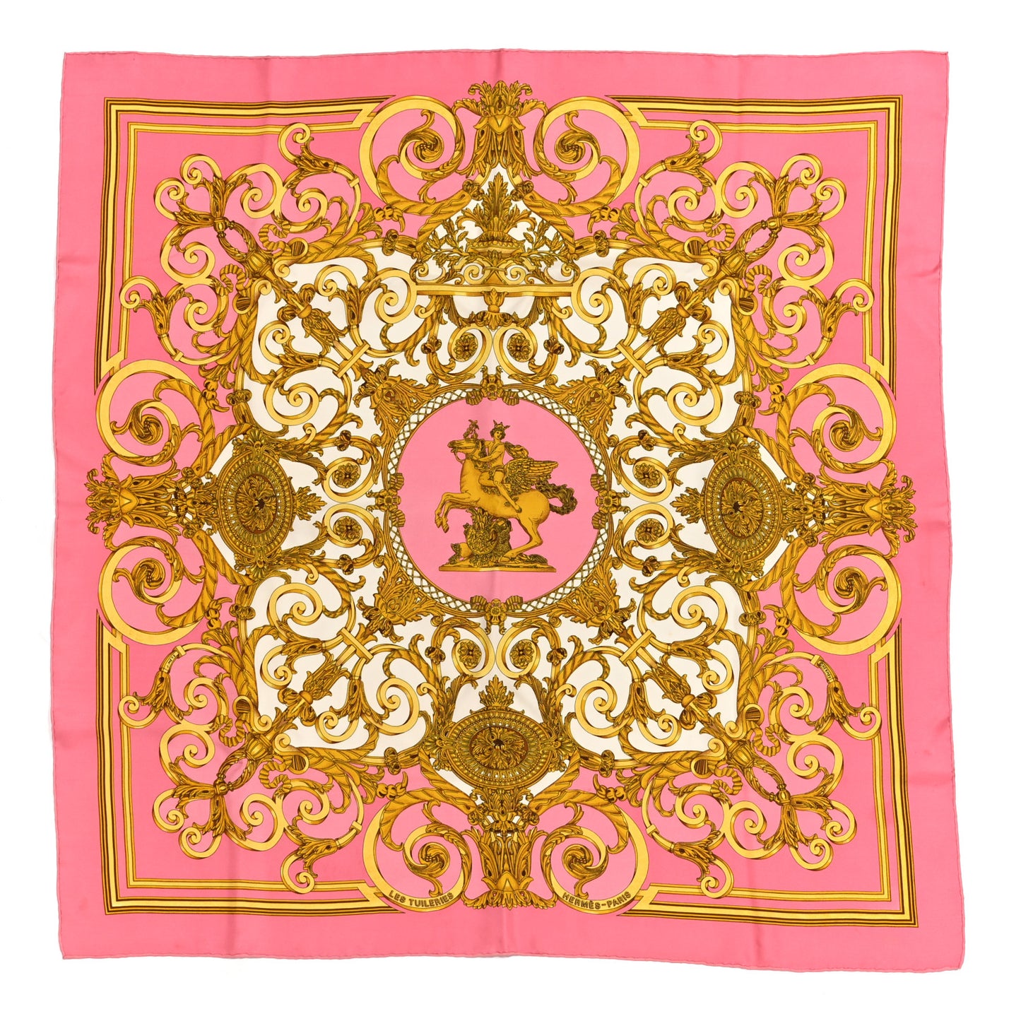Silk Les Tuileries Scarf 90