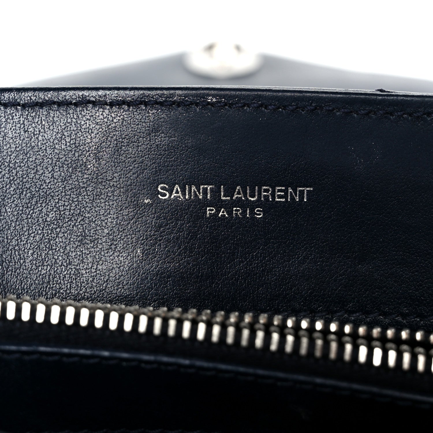 Saint Laurent Calfskin Y Quilted Monogram Medium Loulou Chain Satchel Medium Blue 6 of 11