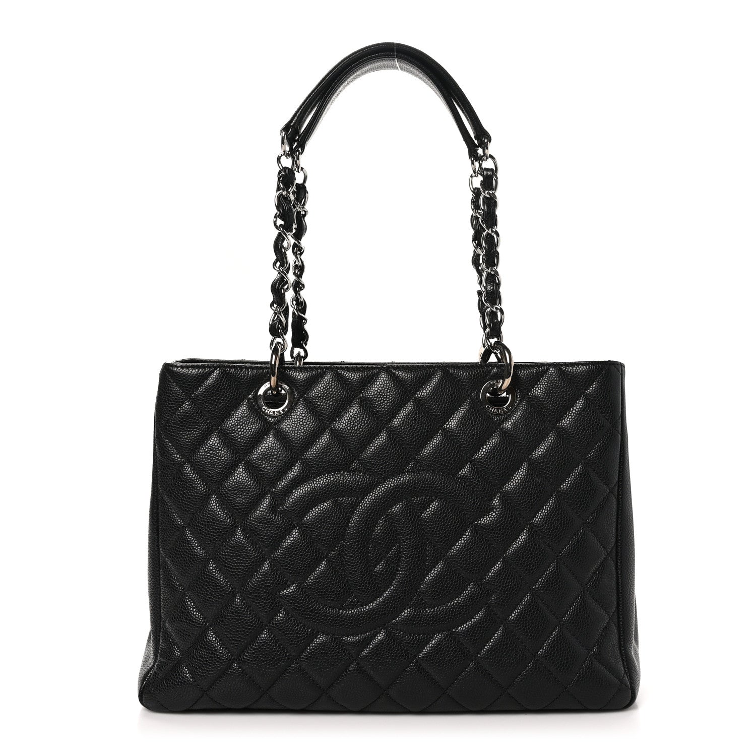 Chanel Caviar Quilted Grand Shopping Tote GST Black 1 of 10