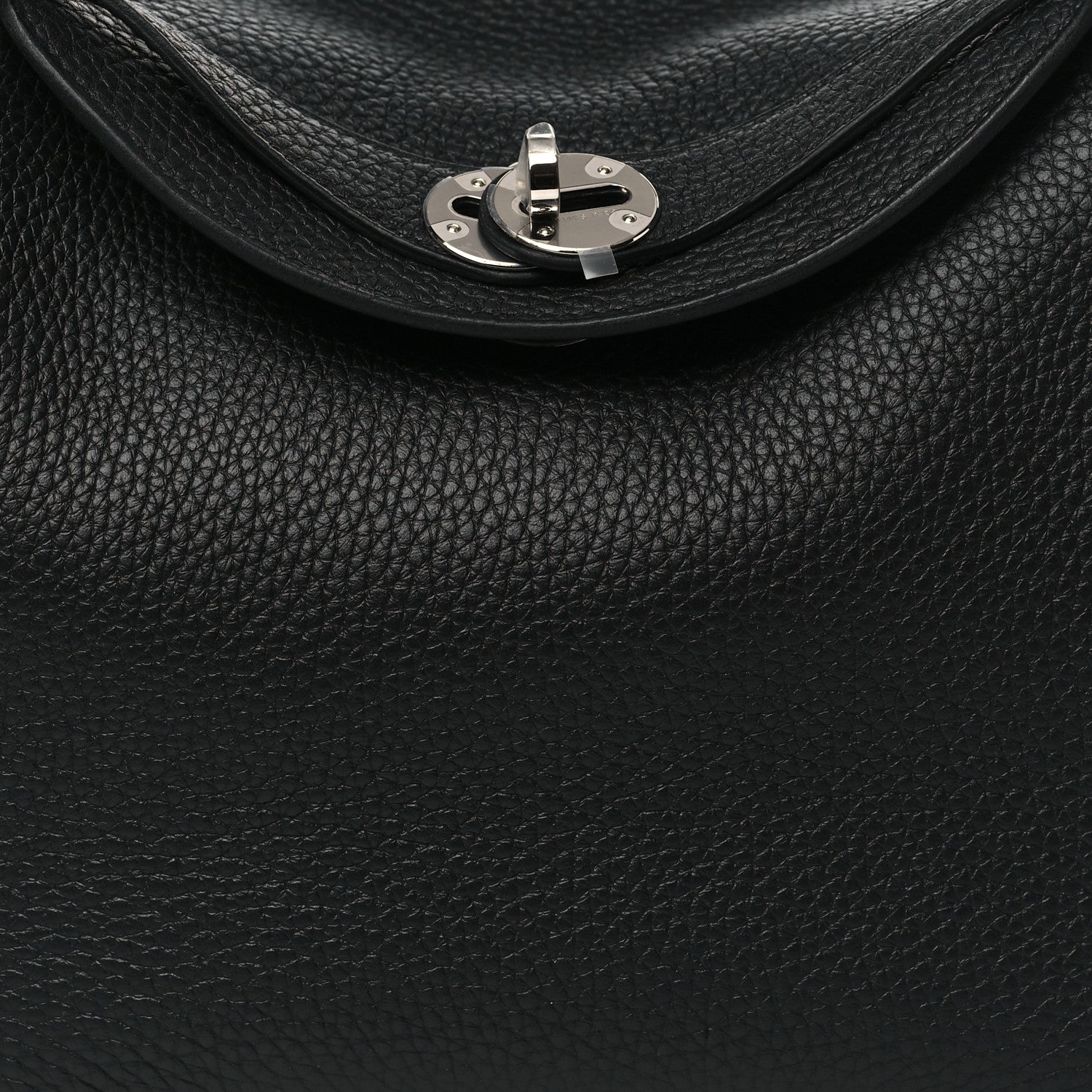 Hermes Taurillon Clemence Lindy 26 Black 8 of 11