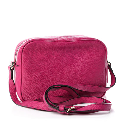 Gucci Cellarius Calfskin Small Soho Disco Bag Bright Bouganville 3 of 10