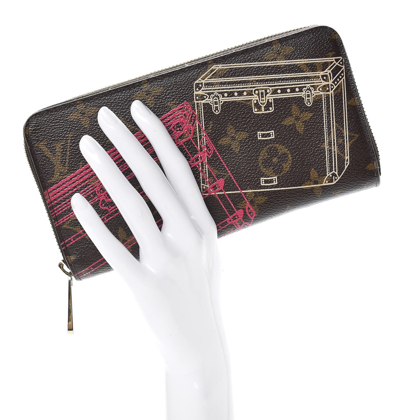Monogram 2014 Christmas Animation Zippy Wallet