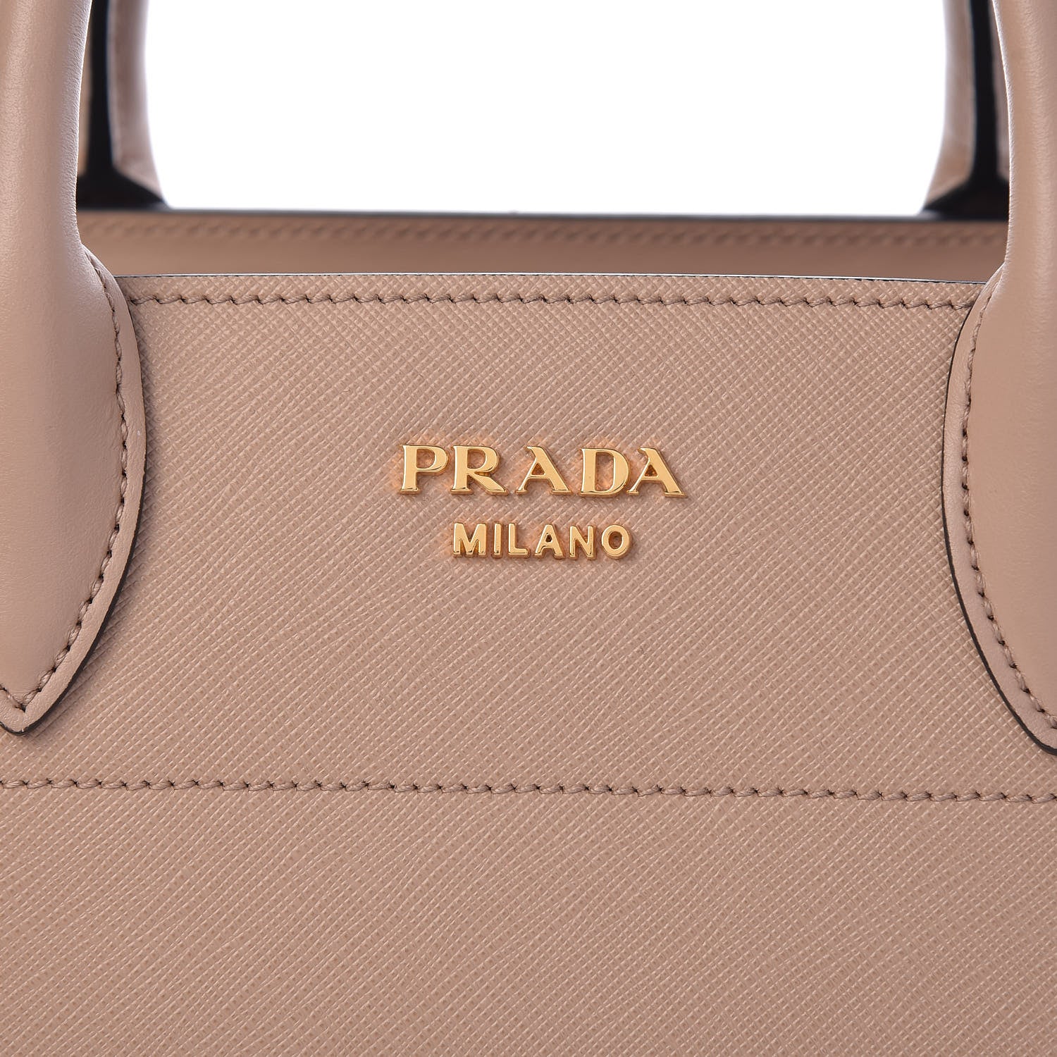 Prada Saffiano City Calfskin Medium Bibliothèque Top Handle Cammeo 8 of 13