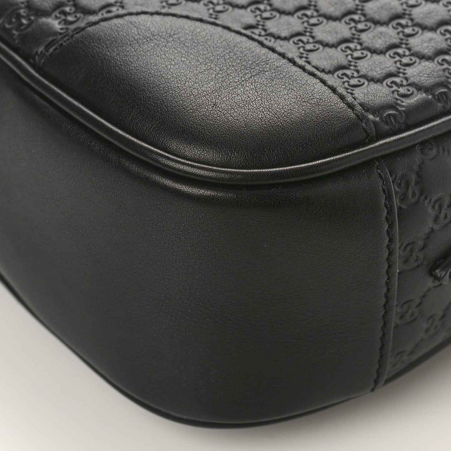 Microguccissima Mini Bree Messenger Bag Black