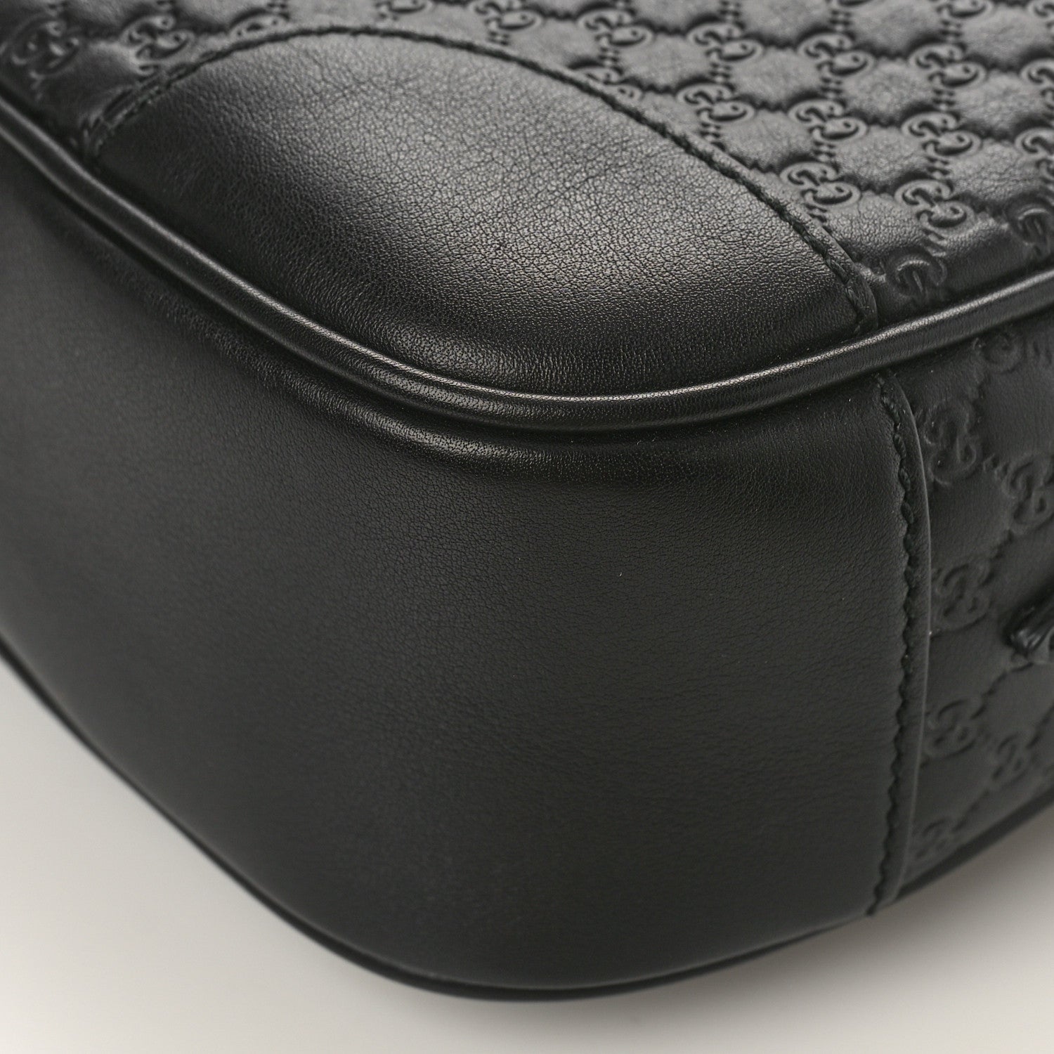 Gucci Microguccissima Mini Bree Messenger Bag Black 9 of 10