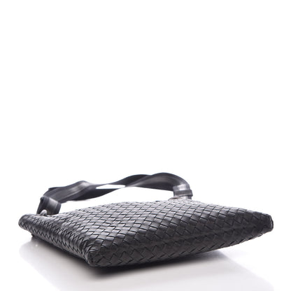 Bottega Veneta Nappa Intrecciato VN Crossbody Messenger Bag Black 4 of 11