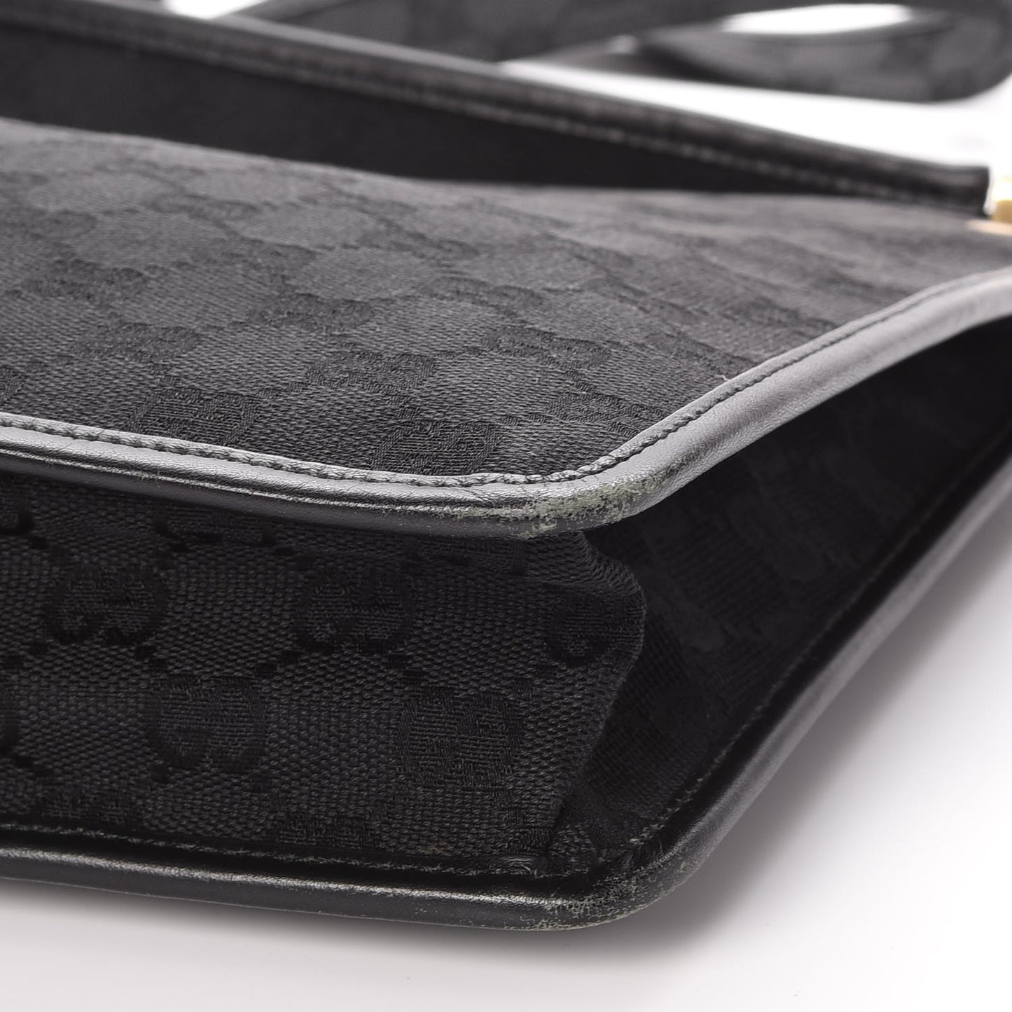 Monogram Messenger Bag Black