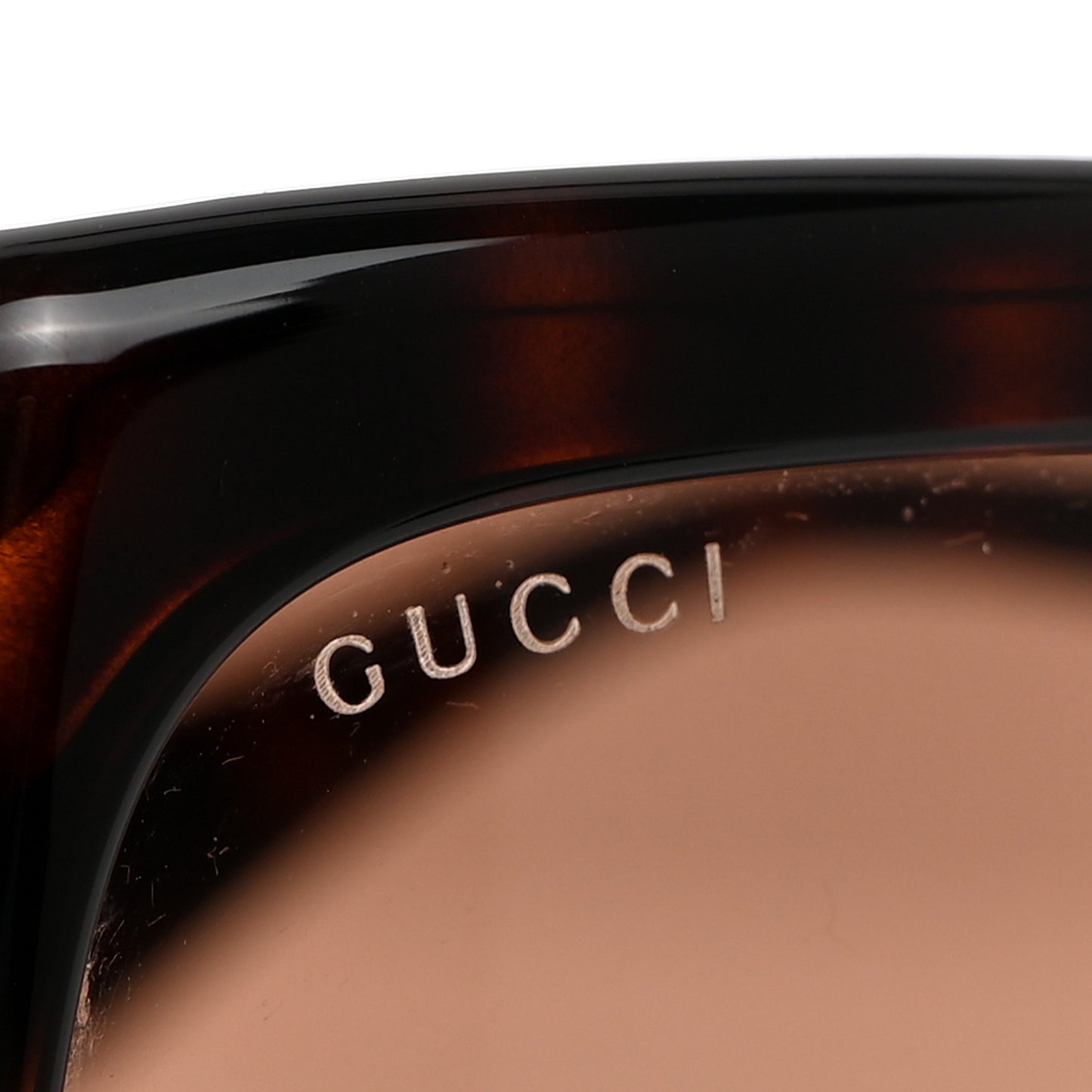 Acetate Square Frame Sunglasses GG0876S Tortoise