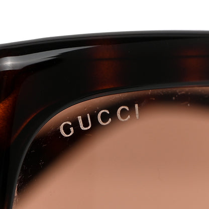 Gucci Acetate Square Frame Sunglasses GG0876S Tortoise 7 of 8