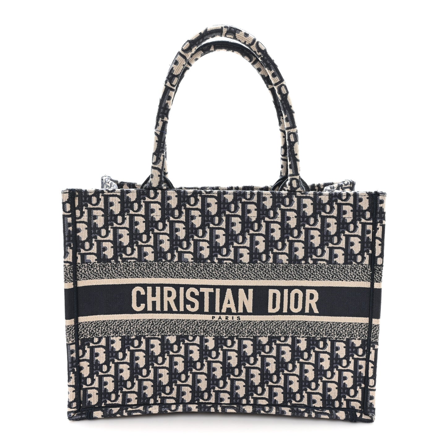 Oblique Medium Book Tote Blue Multicolor