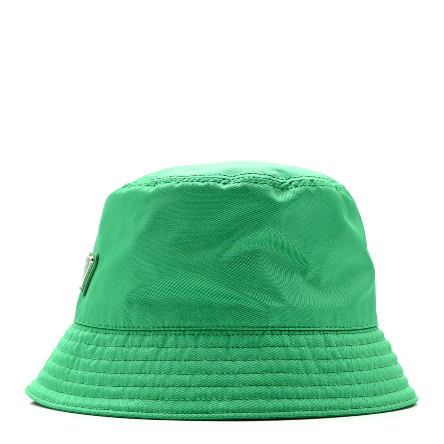 Prada Re-Nylon Triangle Womens Bucket Hat S Menta 1816803