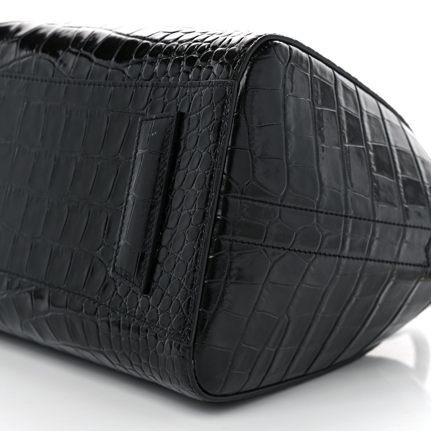 Givenchy Calfskin Crocodile Embossed Small Antigona Black 10 of 10