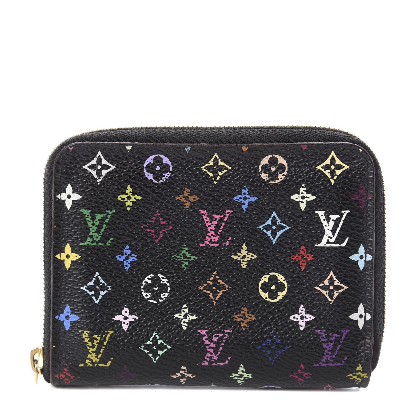Monogram Multicolor Zippy Coin Purse Black Grenade