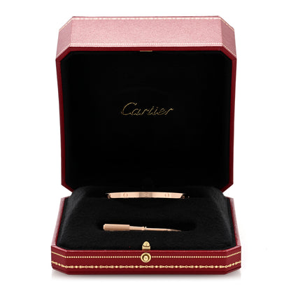 Cartier 18K Pink Gold Small LOVE Bracelet 16 5 of 5