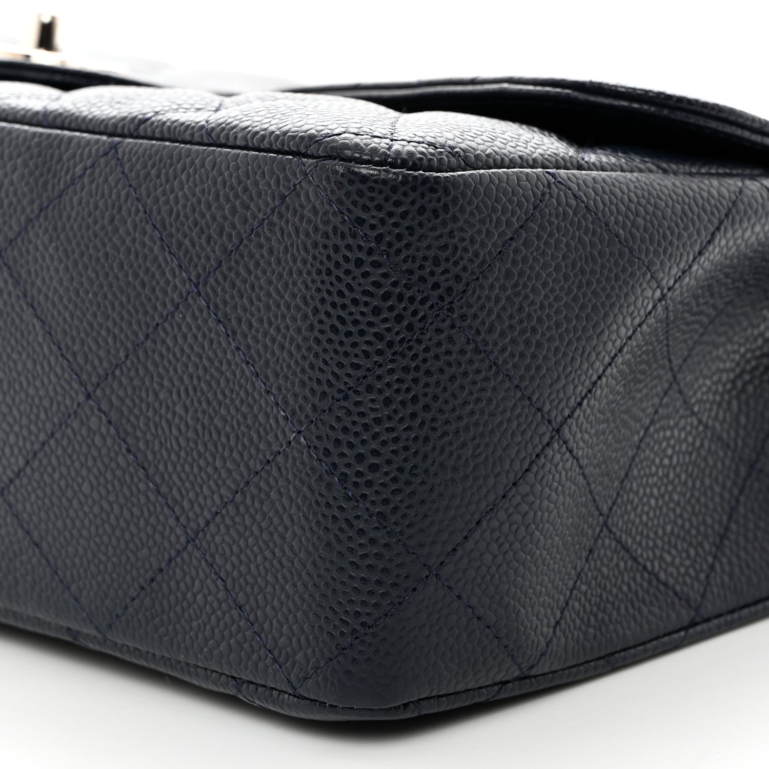 Chanel Caviar Quilted Jumbo Single Flap Navy 10 of 10