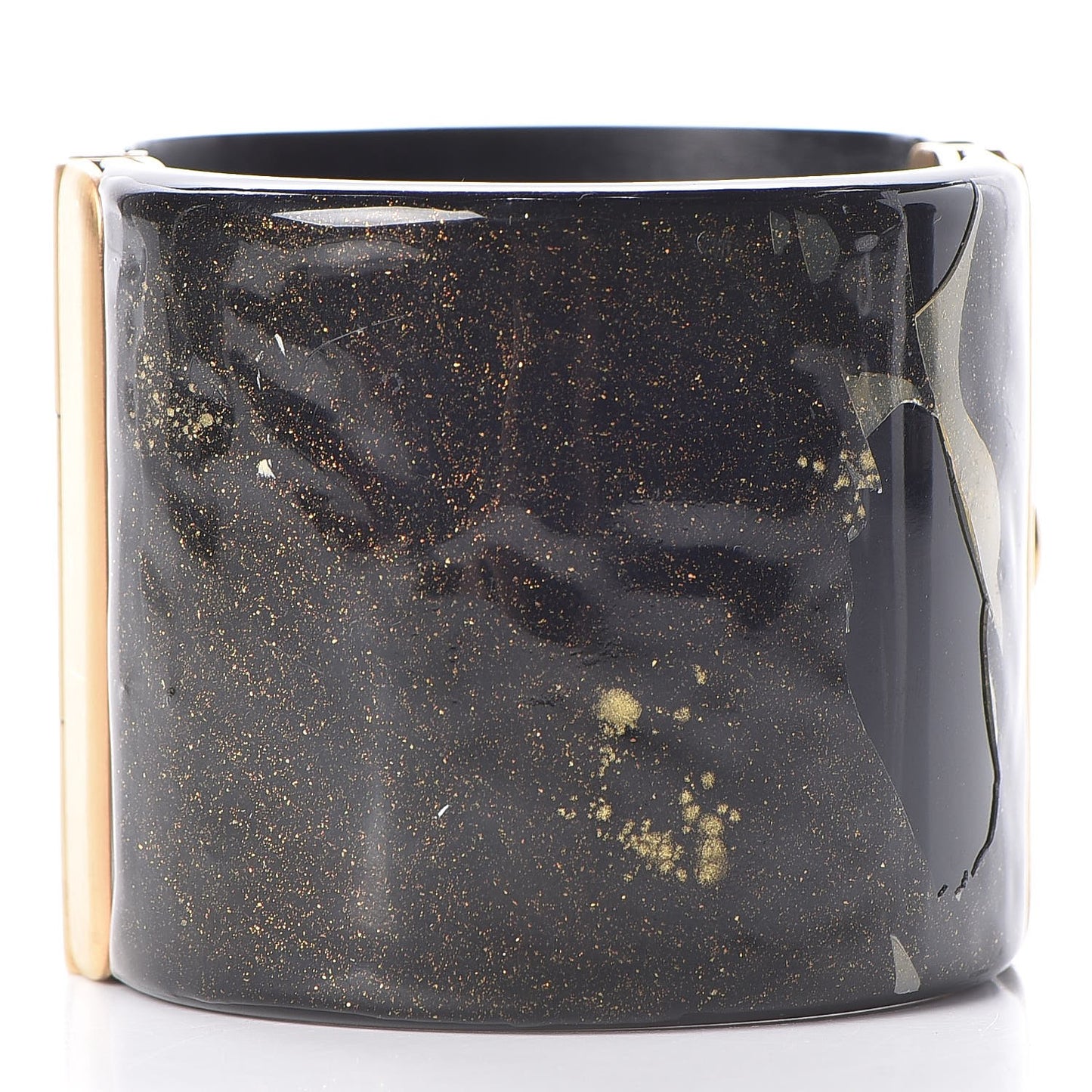 Resin Crystal CC Cuff Black Bronze