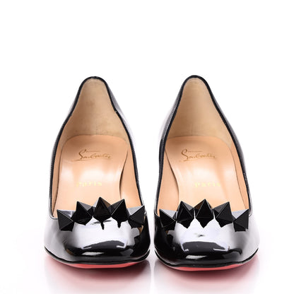 Christian Louboutin Patent Pyramidam 45 Pumps 38.5 Black 2 of 7