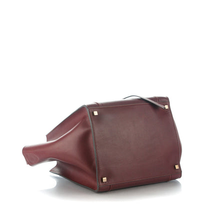 Celine Natural Calfskin Medium Phantom Luggage Burgundy 4 of 10