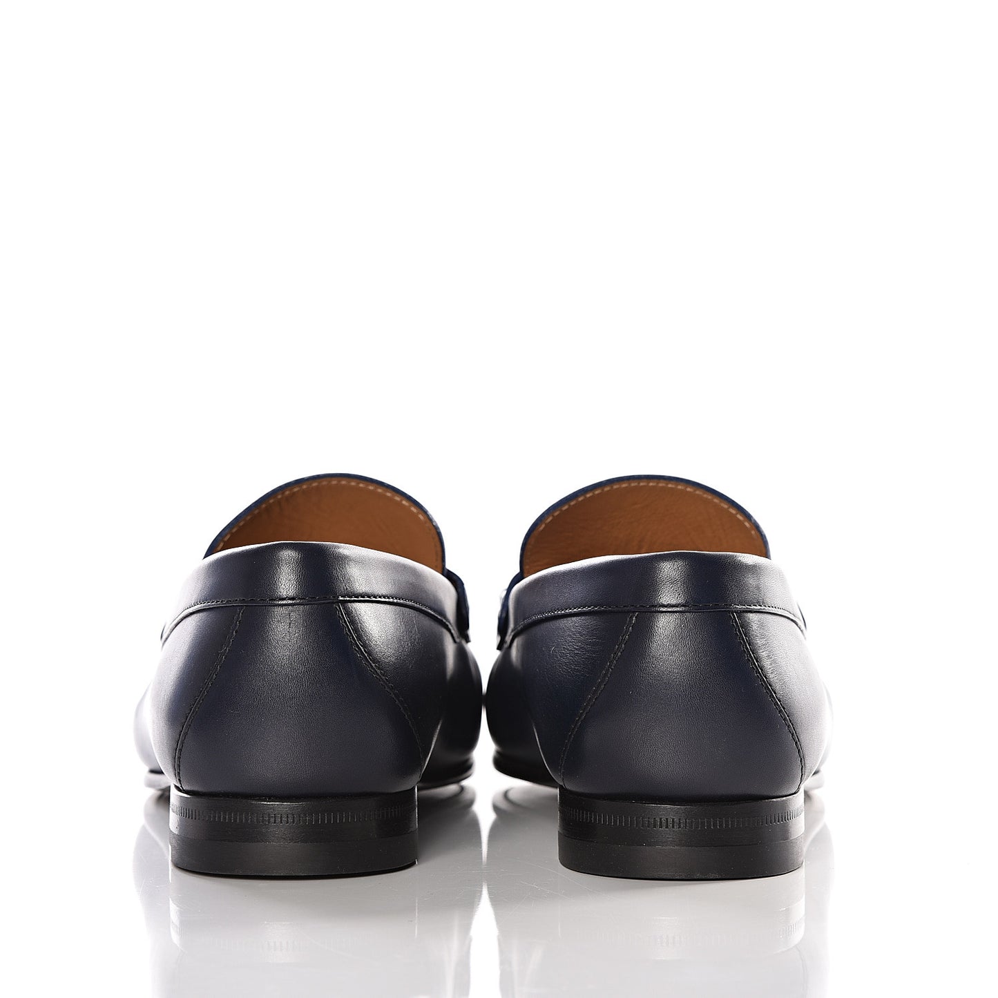 Calfskin Mens Montaigne Loafers 7.5 Blue