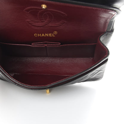 Chanel Lambskin Quilted Small Double Flap Black 6 of 16