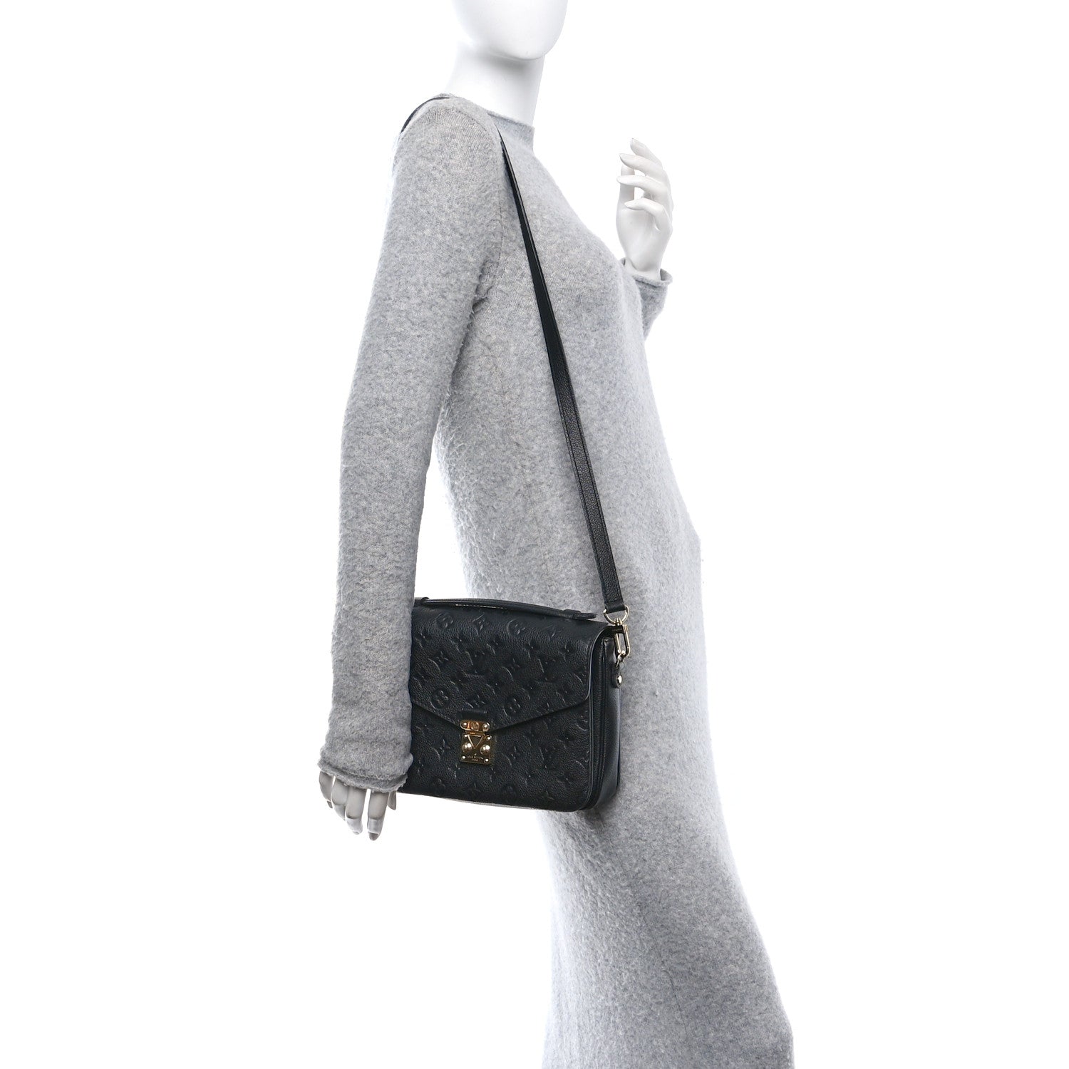 Louis Vuitton Empreinte Pochette Metis Black 2 of 10