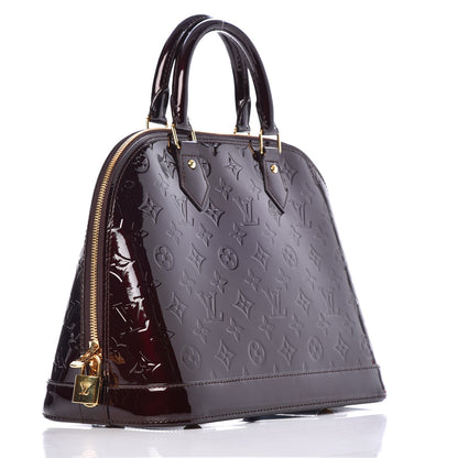 Louis Vuitton Vernis Alma PM Amarante 3 of 6
