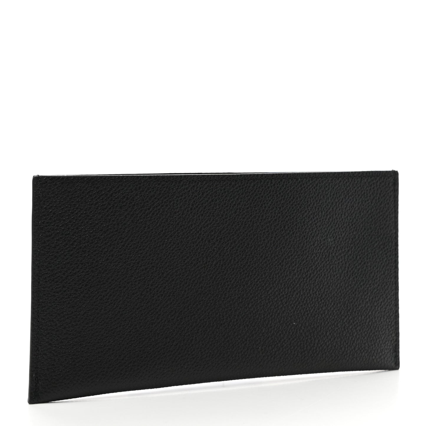 Calfskin Felicie Chain Wallet Card Holder Insert Black