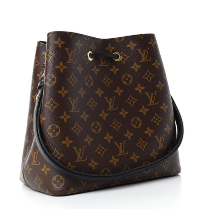 Louis Vuitton Monogram Neonoe MM Black 3 of 11