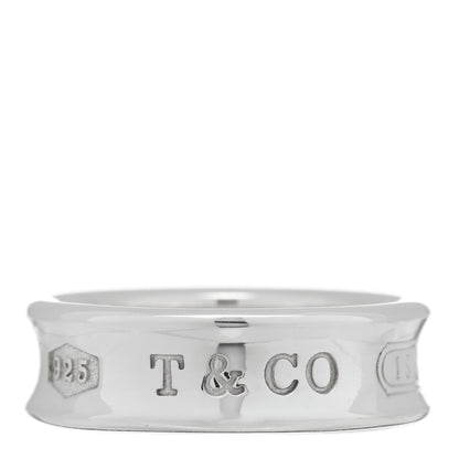 Tiffany Sterling Silver 1837 Band Ring 58 8.5 1 of 4