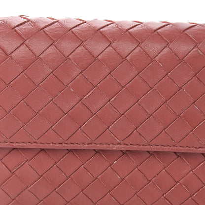 Bottega Veneta Nappa Intrecciato Continental Flap Wallet Pompei 9 of 12