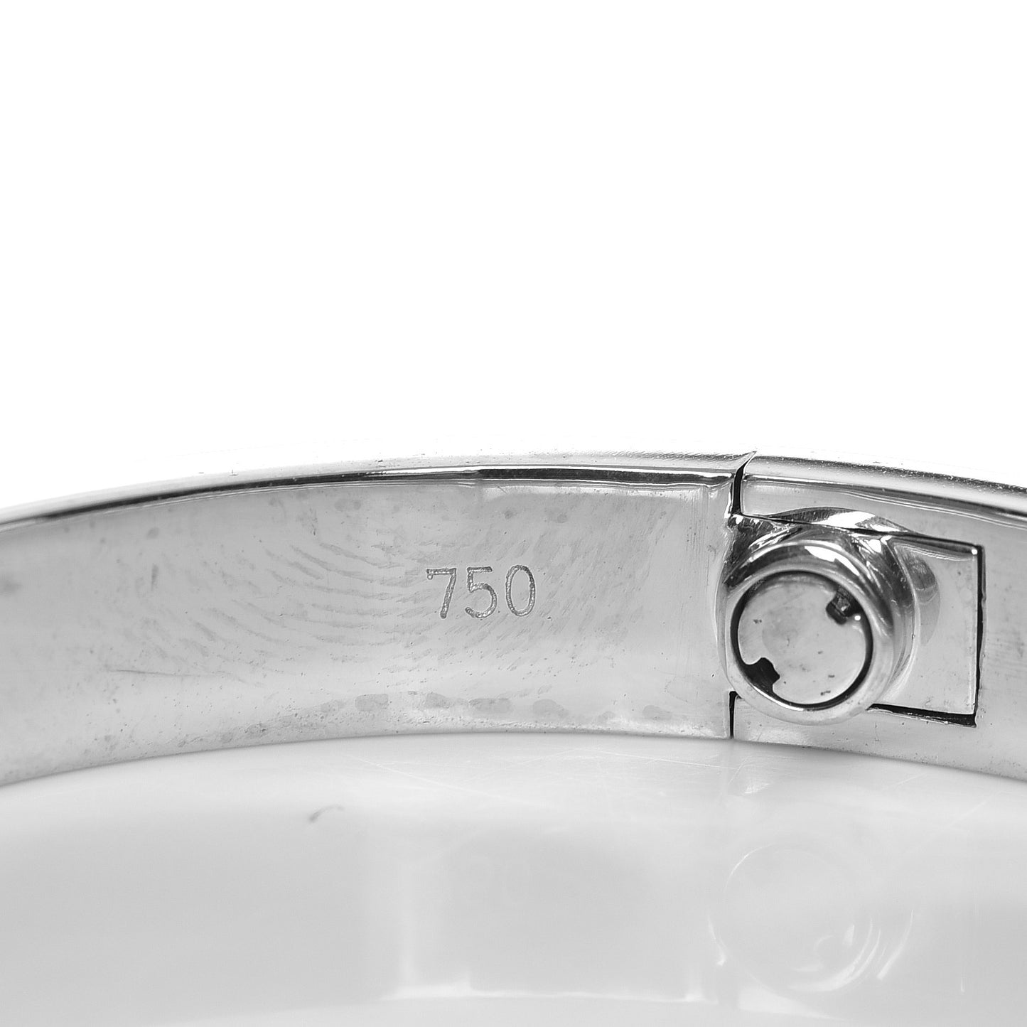 18K White Gold LOVE Bracelet 15