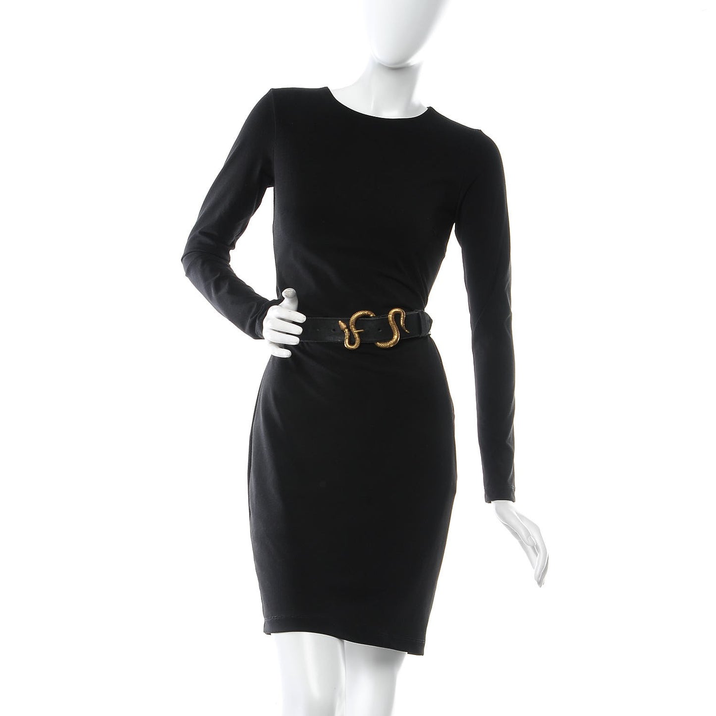 Calfskin Snake Belt 95 38 Black