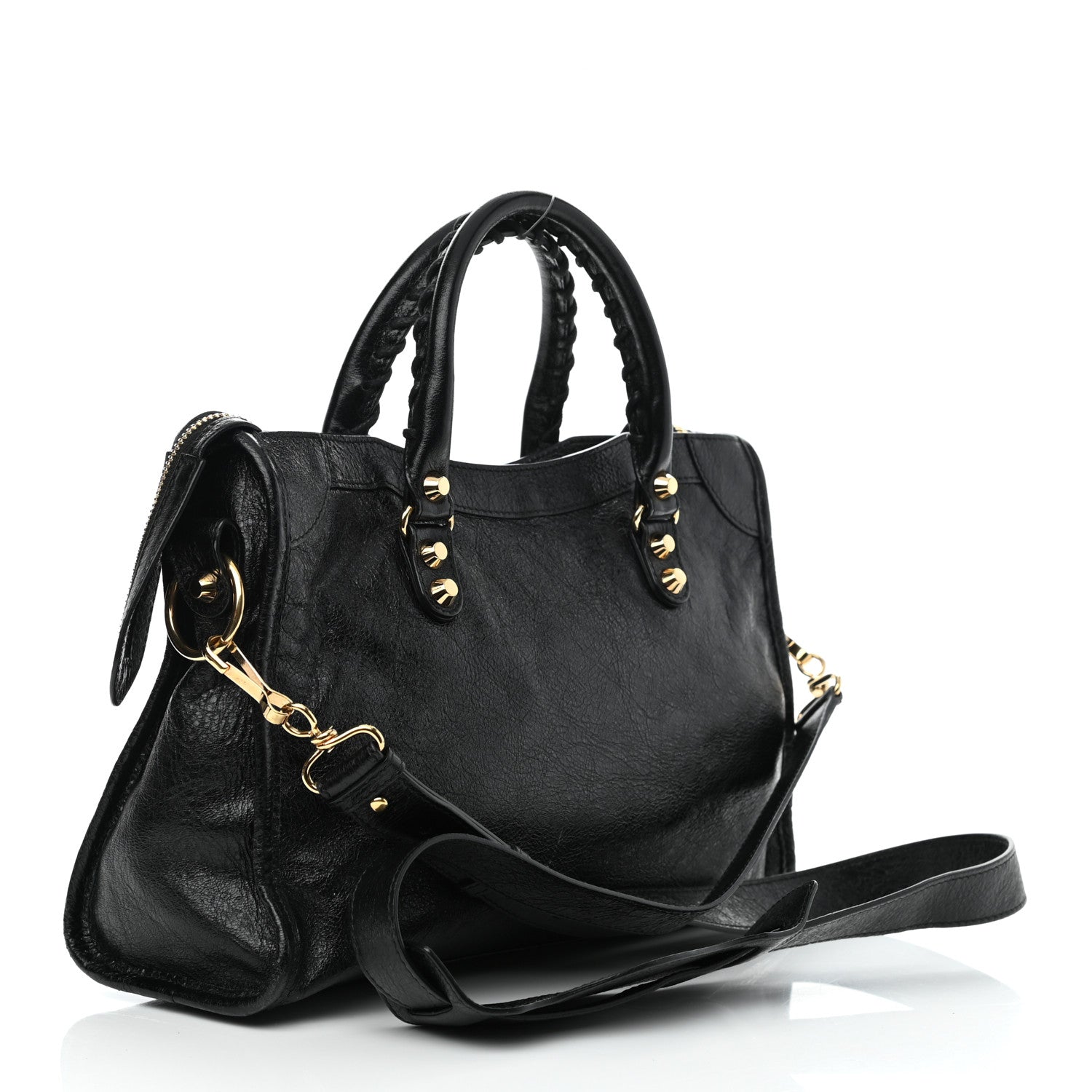 Balenciaga Agneau Classic Gold Hardware S City Black 3 of 10