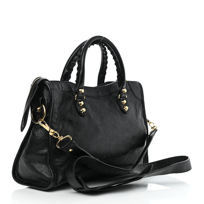Balenciaga Agneau Classic Gold Hardware S City Black 3 of 10