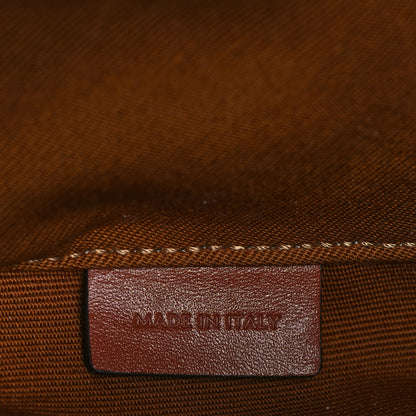 Celine Triomphe Canvas Triangle Crossbody Bag Tan 6 of 15