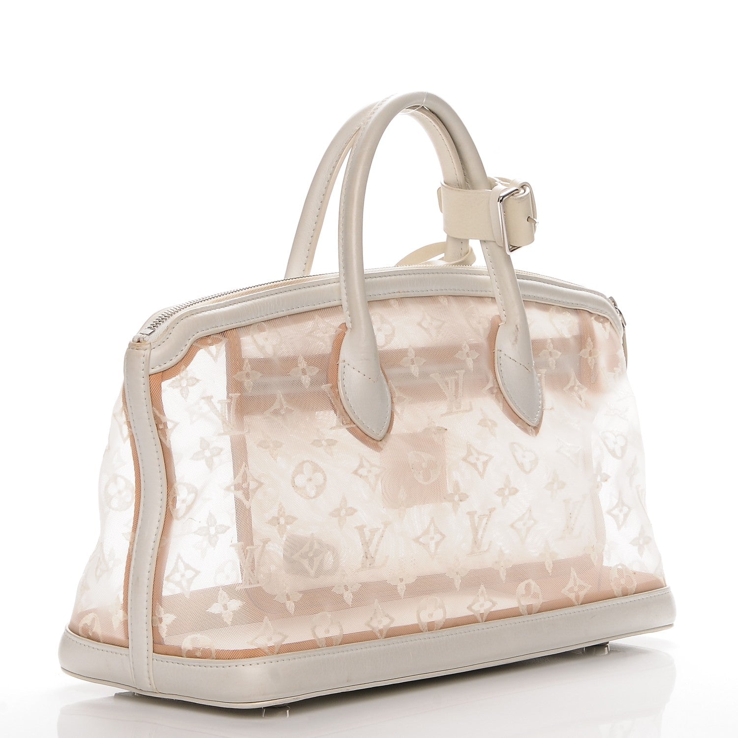 Louis Vuitton Monogram Transparence Lockit East-West White 3 of 10