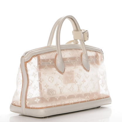 Louis Vuitton Monogram Transparence Lockit East-West White 3 of 10