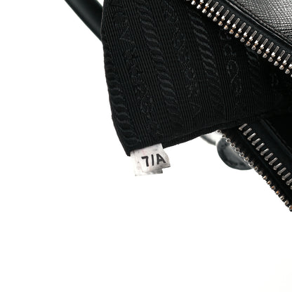 Prada Saffiano Small Galleria Double Zip Tote Black 8 of 11