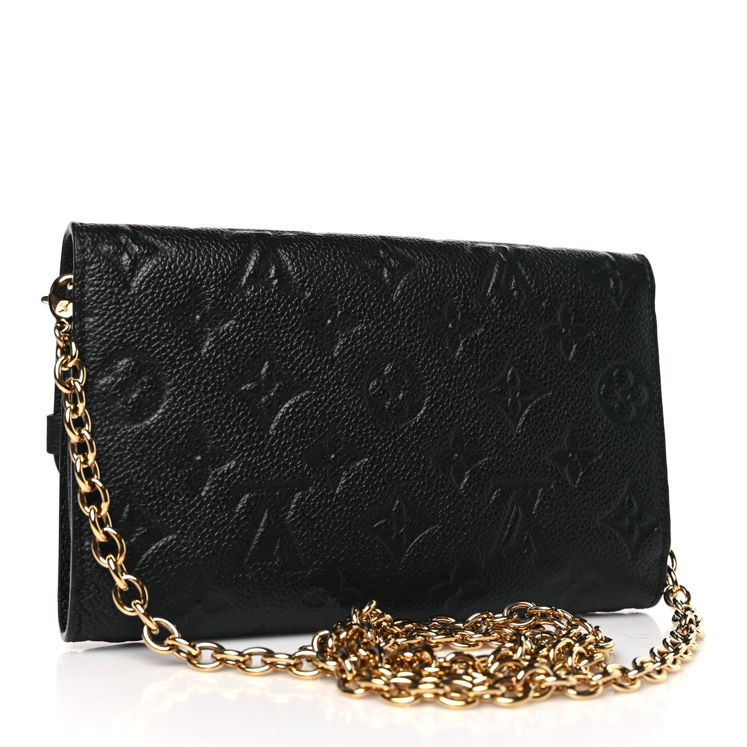 Louis Vuitton Empreinte Vavin Chain Wallet Black 3 of 9
