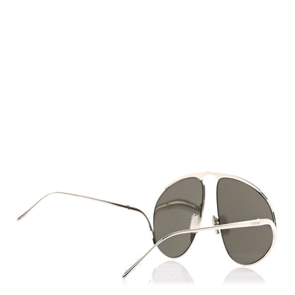Loewe Metal Hillock Aviator Oversized Sunglasses LW40180U Silver 4 of 6