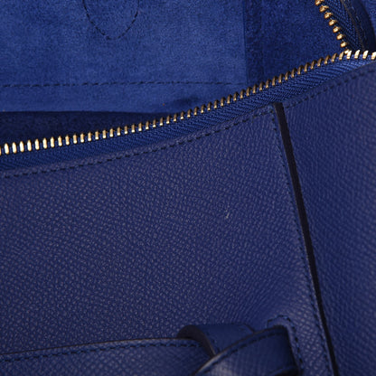 Celine Grained Calfskin Mini Belt Bag Indigo 14 of 19