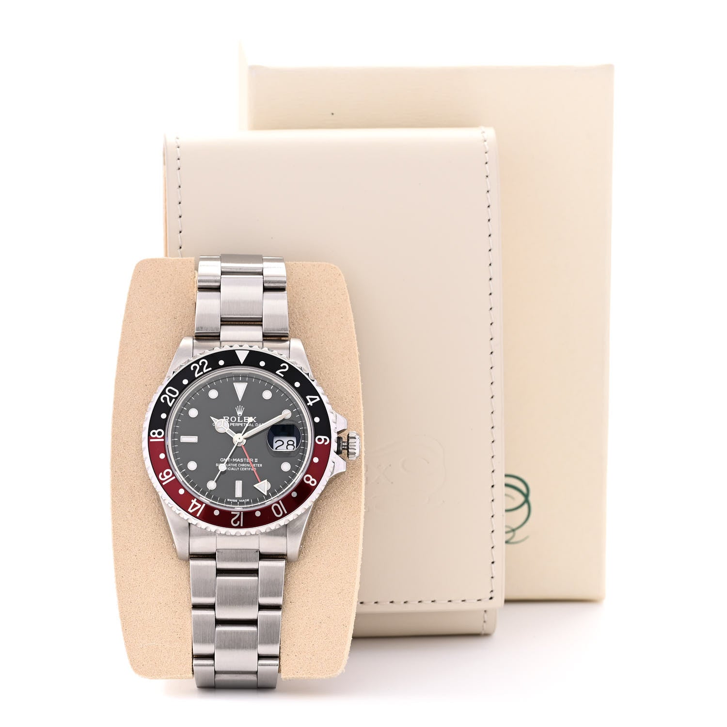 Rolex Stainless Steel 40mm Oyster Perpetual Date GMT Master II Coke Watch 16760 5 of 5