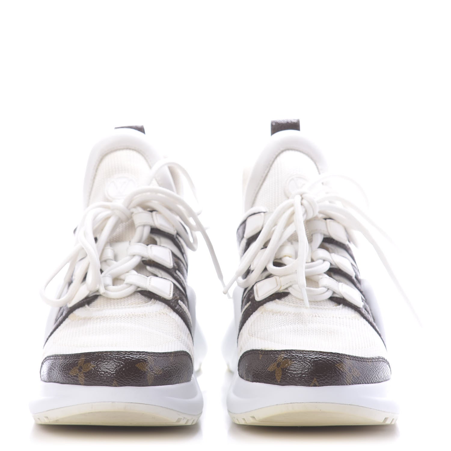 Louis Vuitton Patent Monogram LV Archlight Sneakers 39 White 2 of 11