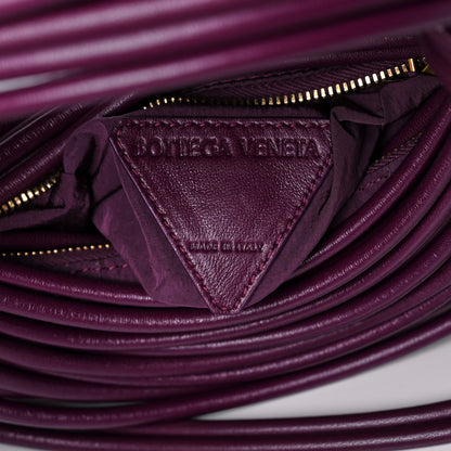 Bottega Veneta Nappa Mini Tubular Double Knot Grape 6 of 10