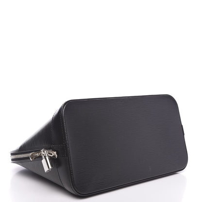 Louis Vuitton Epi Alma MM Black 3 of 8
