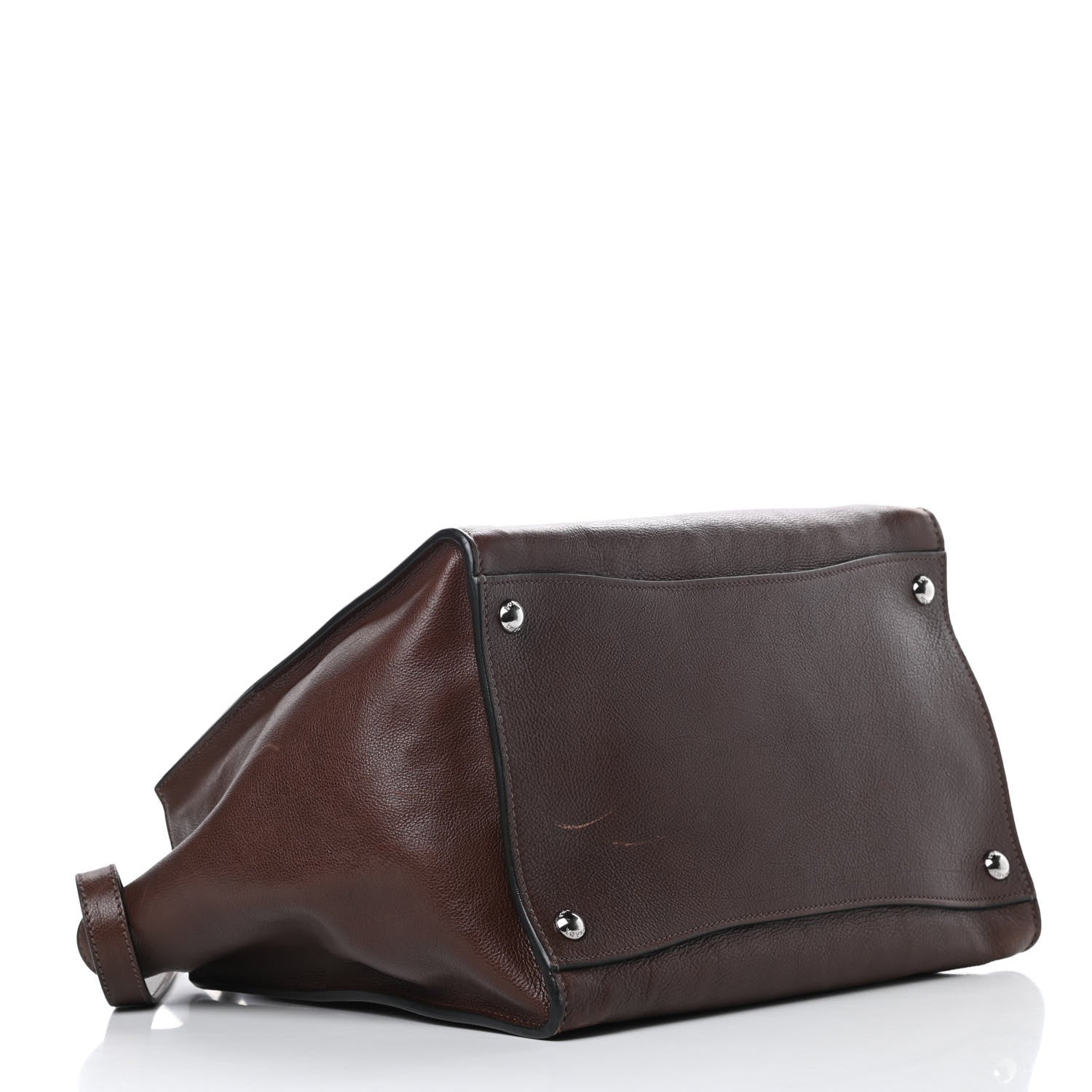Prada Glace Calf Twin Pocket Tote Bruciato 4 of 18