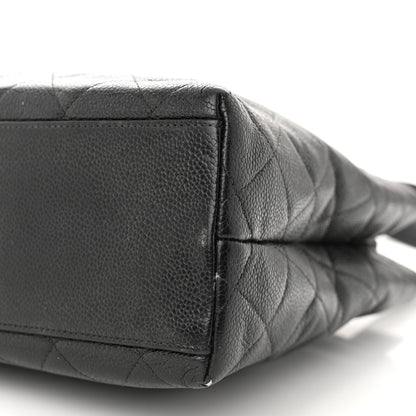 Chanel Caviar Quilted CC Shoulder Bag Black 11 of 15