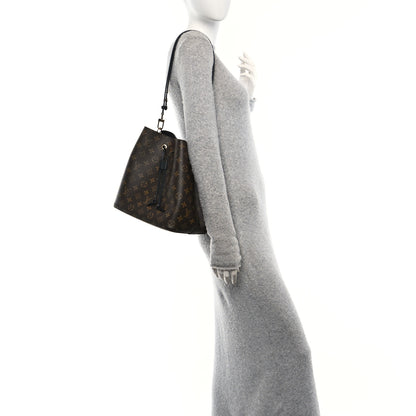 Louis Vuitton Monogram Neonoe MM Black 2 of 9