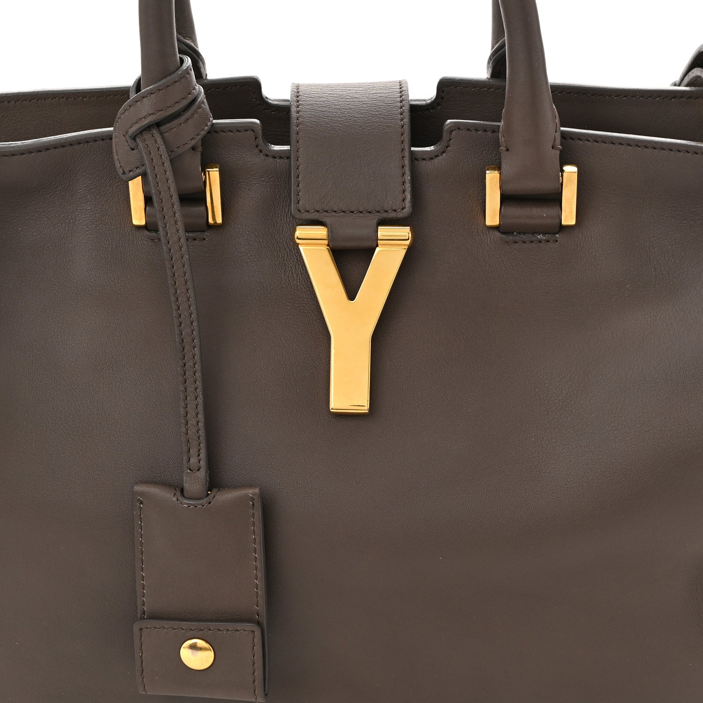 Calfskin Small Classic Y Cabas Grey